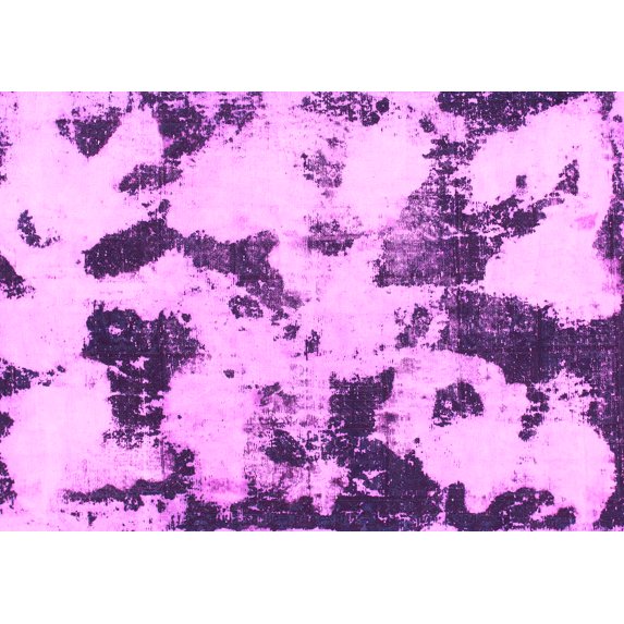 Ahgly Company Indoor Rectangle Abstract Pink Modern Area Rugs, 8' x 10'
