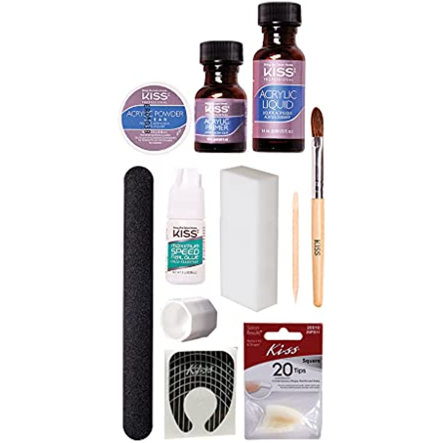 DipWell Easy Acrylic Powder and Gel Resin, Dipping Nail Starter Kit -  Walmart.com