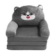 thumbnail image 2 of 2 in 1 Sofa and Sleeper Bed Adorable Cartoon Design, Lightweight and Portable Sponge Material Foldable Kids Sofa for Reading Relaxing Playing and Sleeping with a Fun Touch, 2 of 7