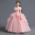 thumbnail image 6 of Avrntaa Flower Girls Princess Dress Tulle Ruffle Puffy Hem Dresses Wedding Birthday Party Gown 4-14Y, 6 of 7