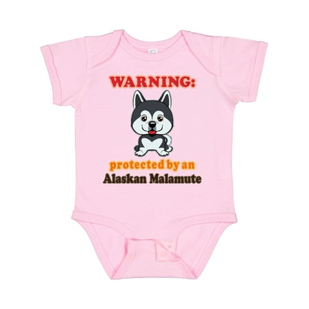 

Inktastic Alaskan Malamute Dog Lover Gift Baby Boy or Baby Girl Bodysuit