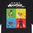 thumbnail image 3 of Avatar - The Last Airbender - Four Elements Square - Youth Long Sleeve Graphic T-Shirt, 3 of 5