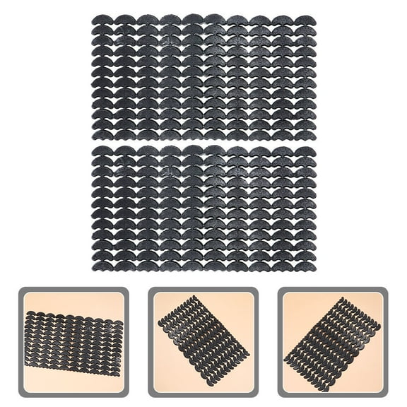 LOLIPPYY Shoe Sole Pads Black Adhesive Sneaker Bottom Grip Cushions Anti Skid Noise Reduction