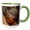 Green/White, variant on 3drose, Acorn, First Creek Trail, Mammoth Cave Np, Kentucky - Us18 Rkl0025 - Raymond Klass, 11oz Magic Transforming Mug