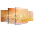 thumbnail image 2 of Wild Purple Flowers on Light Background - Large Flower Canvas Art Print, 2 of 3