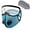 D005- Light Blue, variant on Mowing Mask, Carbon Filter Mask, Nose Filters for Dust, Full Face Mask Respirator, 12X6 Inch Rose Pink Breathable Outdoor Protective Mask Set, 1Pc Mesh Fabric Cycling Face Cover +