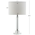 thumbnail image 4 of SAFAVIEH Deco 24 in. Modern Crystal Table Lamp with Off-White Cotton Shade, Set of 2, 4 of 6