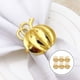 thumbnail image 3 of 6pcs Chic Style Halloween creativo creativo Forma de calabaza Diseño Anillos de servilleta (Dorado), 3 of 6