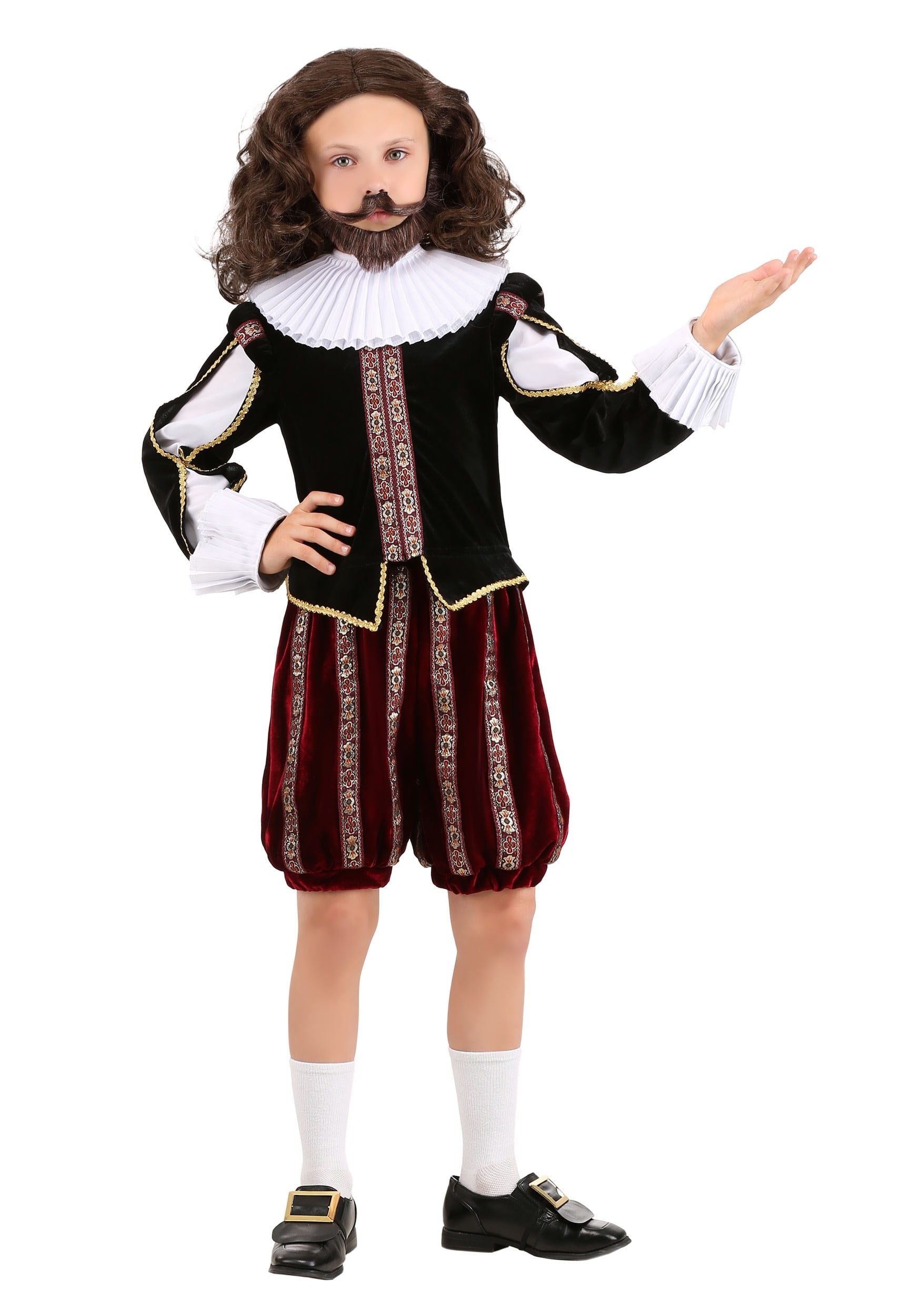 Boy's William Shakespeare Costume - Walmart.com
