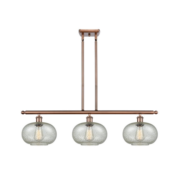 Innovations 516-3I-AC-G249 Gorham 3 Light Island Light part of the Ballston Collection, Antique Copper