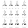 thumbnail image 1 of POINTERTECK 12Pcs Transparent Candy Boxes Large Capacity Golden And Silver Plated Plastic Candy Jars for Home Party Baby Shower, 1 of 8