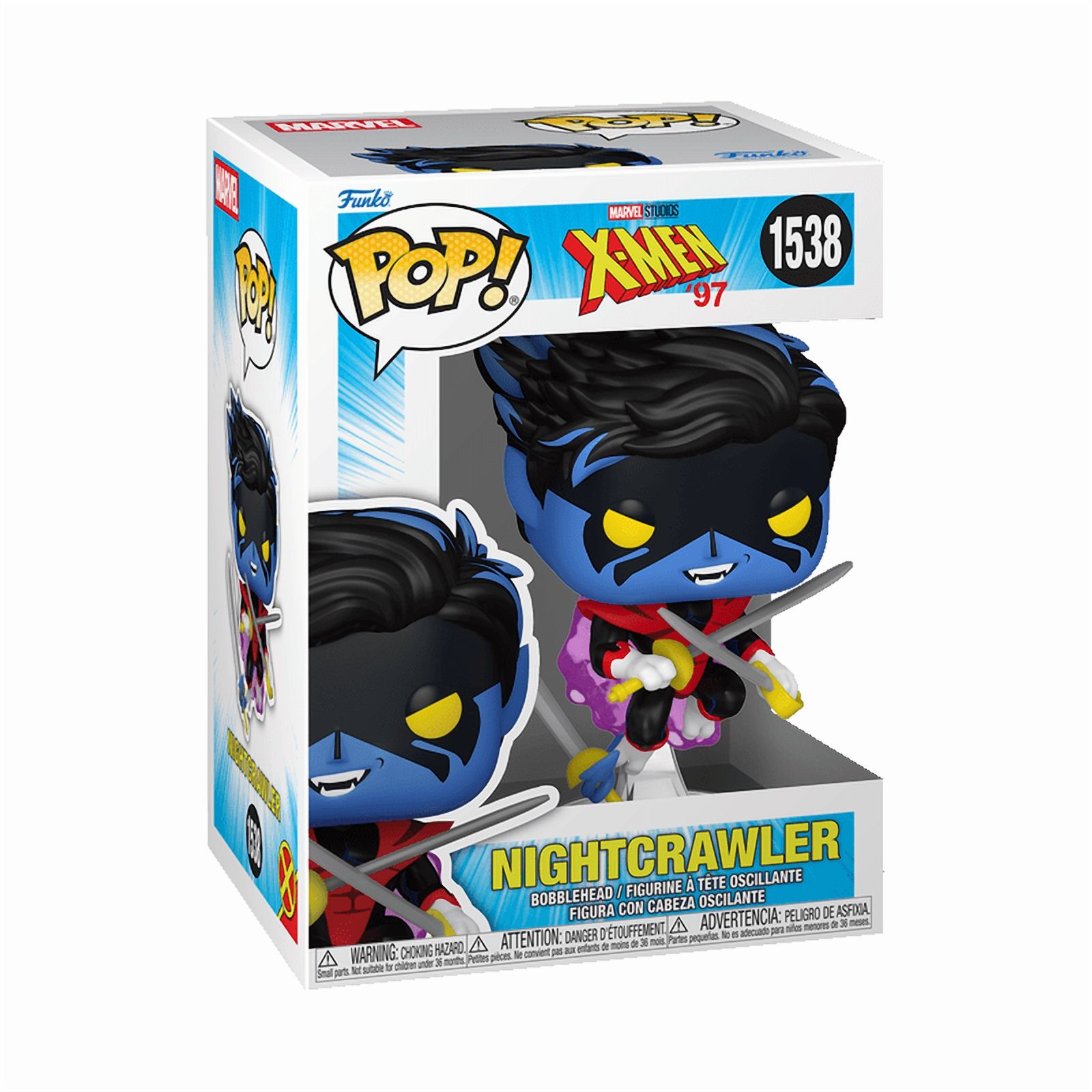 X-Men 97 Storm, Nightcrawler, Magneto and Jubilee Funko Pop Bundle