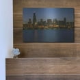 thumbnail image 5 of Luxe Metal Art 'Good Night Chicago Crop' by Luxe Portfolio, Metal Wall Art, 16"x12", 5 of 9