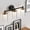 Black/Gold, variant on LIGHTINN Bathroom Dimmable Vanity Light with Cylindrical Clear Striped Glass Shade E26 Socket Base Vintage Fixture 3-Light (Black/Gold)