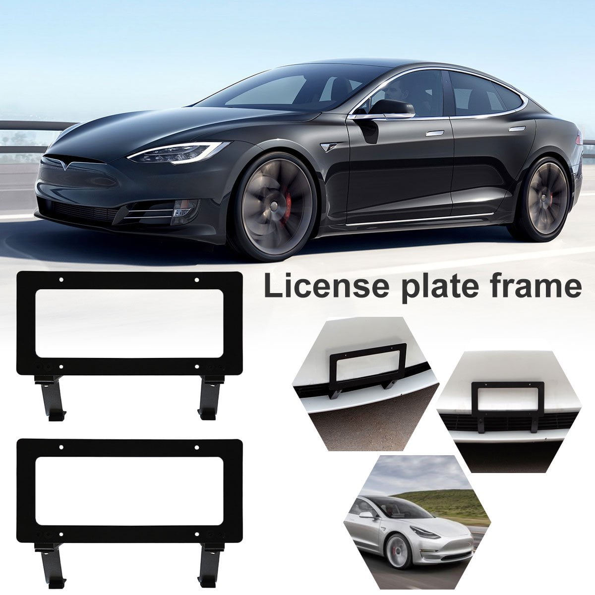 Tesla Model Y ventilation grille for air intake in Frunk - 2-piece