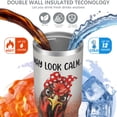 thumbnail image 4 of 1pc Funny Chicken 30oz Tumbler with Straw & Handle - Insulated Stainless Steel Cup | Holiday Gift for Man Women (Christmas, Valentine's, Birthday), 4 of 7