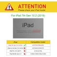 thumbnail image 2 of iPad 10.2" 7th Generation Case Cover, Allytech Heavy Duty Protective Rugged Shockproof 360 Rotating Kickstand Kids Friendly Case Cover for Apple iPad 7th Generation 10.2" 2019, Blue/Green, 2 of 9