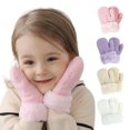 thumbnail image 2 of M Guantes de punto de moda guantes acogedores tejidos a mano guantes gruesos unisex para niños pequeños, 2 of 5