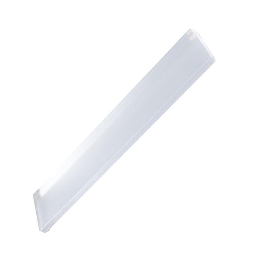 Acrylic Keyboard Wrist Rest, Transparent Ergonomic Wrist Support Pad for Typists and Gamers, Antislip Base