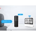 thumbnail image 3 of Sidaley Termómetro inteligente WiFi inalámbrico Tuya, higrómetro ajustable para interiores, Sensor de temperatura y humedad, medición de Electrónica, 3 of 6