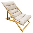 thumbnail image 1 of Chaise transat d'extérieur F.Corriveau International avec coussin, 1 of 7