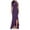 Purple, variant on OSOLU Solid Color Women Split Sleeveless Slim Fit Ruffle Long Dress Evening Dress Versatile Sundress Flowy 2025 Elegant Classy Dresses