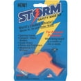 thumbnail image 2 of Luxury Home Survival Signal Whistle, Orange, 3 1/4", 2 of 4