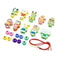 thumbnail image 4 of Yinanstore Lacing Beads Set Developmental Toy Animals Fruits Threading Beads Threading Toys Set E, 4 of 8