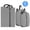 Gray-6 PCS, variant on Tripumer 6 Pcs Shoe Bags with Zipper and Handle Portable Storage Bag Cleat Bag Nylon Shoe Cubes Pouch for Men Women Travel Gym Storage Black