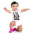 thumbnail image 4 of Lil Cuz Little Cousin Relative Family Romper Boys or Girls Infant Baby Brisco Brands 12M, 4 of 7