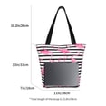 thumbnail image 2 of Japuie Flamingos Print Women's Crossbody Tote Handbag,Shoulder Bag,Casual Tote,Satchels Crossbody Purse,Top-handle Tote Handbag,for Travel College Work, 2 of 7