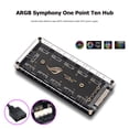 thumbnail image 3 of 10 Ports RGB Fan HUB Case for PC Computer Desktop 5V 3PIN ARGB Extension Splitter SATA Power Adapter for Gigabyte MSI ASUS 5V 3PIN, 3 of 6