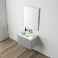 thumbnail image 6 of 30" Freestanding Bathroom Vanity with Sink & LED Mirror & LED Medicine Cabinet - Light Grey, 6 of 9