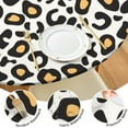 thumbnail image 4 of Black and Yellow Of Leopard Print Round Fitted Tablecloth with Elastic Edge,Dining Table Cover Waterproof,Outdoor Round Tablecloth for Camping,Dining,Indoor and Outdoor, 4 of 7