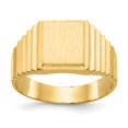 thumbnail image 3 of 14K Yellow Gold Men's Signet Ring Size 10, 3 of 3