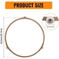 thumbnail image 2 of Microwave Turntable Ring, 8.74 Inch OD Rotating Inner Ring Spinner with 15mm Rollers Durable Plastic Microwave Oven Glass Plate Tray Support Holder Perfect Replacement Parts, 2 of 7