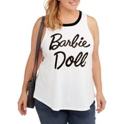 Women's Plus Barbie Doll Graphic Tank Top