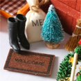 thumbnail image 2 of Casa de muñecas 1:12, mini casa de muñecas, puerta, juego de decoración navideña, modelo bjd, accesorios de decoración navideña, 2 of 5