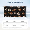 thumbnail image 3 of DouZhe Quick Dry Beach Towel, Super Absorbent Vintage Skull Oldschool Rose Pattern Bath Travel Towels, 31.5"x63", 3 of 7