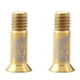 thumbnail image 1 of 1 par de Tornillos de cambio trasero Zulema Aleación de titanio ligero Perno de rodillo guía dorado, 1 of 8