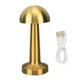 thumbnail image 4 of Desk Table Light, Gold Mushroom Portable Table Lamp Cordless  For Dining Room, 4 of 8