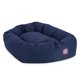 thumbnail image 3 of Majestic Pet | Poly/Cotton Bagel Pet Bed For Dogs, Blue, Large ShopWise Round, 3 of 7