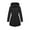 🔥 Black, variant on Sentmoon Coats Womens Winter Jacket Cute Gifts for Women Women's Solid Color Long-sleeved Hooded Fashion Padded Jacket Fall and Winter for Outdoor Activities and Hiking