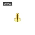 thumbnail image 3 of Unique Bargains Brass Hex Bolts, M6x8mm 30 Pack Fully Thread Grade 4.8 Machine Screws, 3 of 4