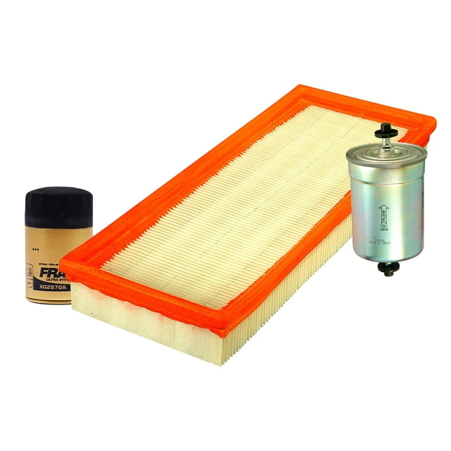 Kit De Filtro de Aire, Filtro de Aceite Sintético y Filtro de Combustible 3 PIEZAS Compatible con Volkswagen Golf L4 1.8L DE 1988 A 1989