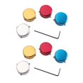 thumbnail image 1 of 8PCS Guitar Pedals Footswitch Topper Aluminium Alloy Guitar Effect Foot Nail Cap for Guitar Effects, 1 of 8