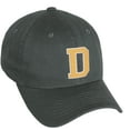 thumbnail image 1 of Daxton Classic 3D Varsity White Neon Orange Initial Letters Baseball Dad Hat, Charcoal, Letter D, 1 of 2