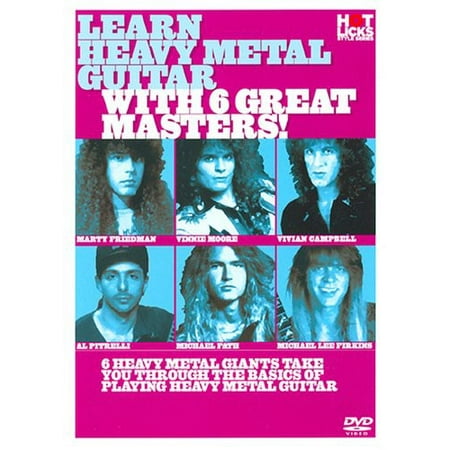 Learn Heavy Metal Guitar With 6 Great Masters (DVD)