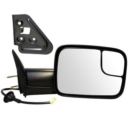 Truck Power Mirror Passengers Power Tow 7x10 Flip Up Performance Upgrade Mirror Heated with Bracket Replacement for Dodge Pickup Truck 55076488AB, Brand new aftermarket replacement By AUTOANDART ()