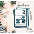 thumbnail image 5 of Darling Souvenir White Birthday Invitation Card 28 Pcs Fill or Write In Blank Invites Printable Party Supplies 5 x 7 Inches, 5 of 5
